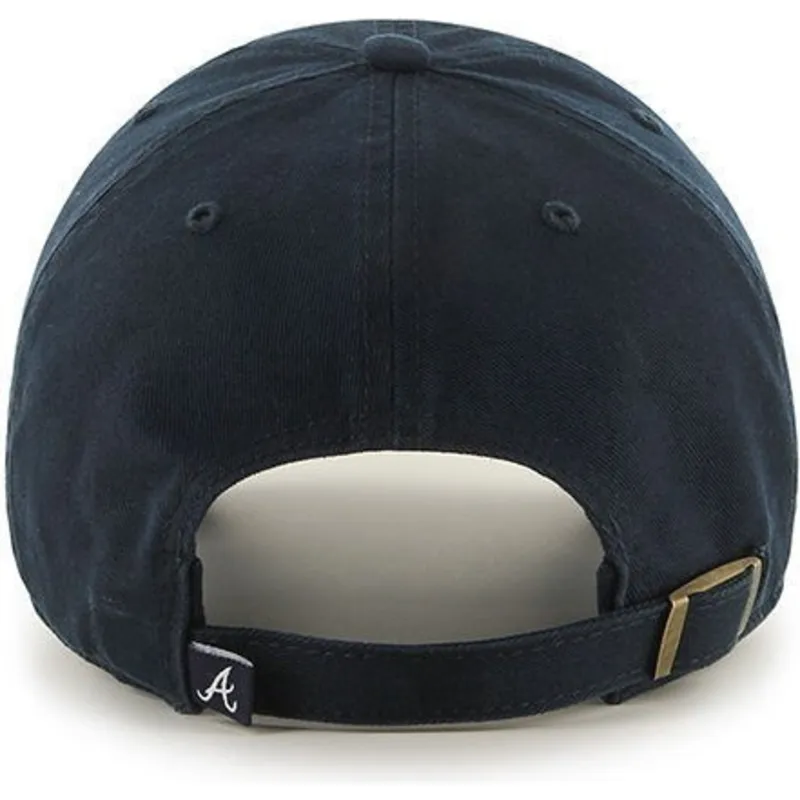 cap-zaoblena-navy-blue-adjustable-strap-frontal-atlanta-braves-mlb-47-brand cap-zaoblena-navy-blue-adjustable-strap-frontal-atlanta-braves-mlb-47-brand
