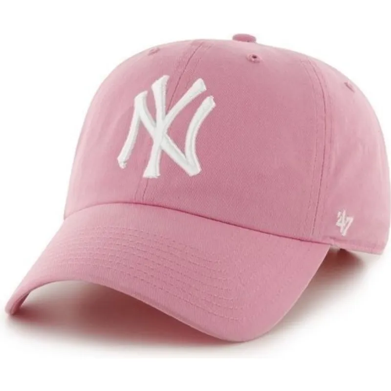 cepice-zaoblena-ruzova-nastavitelny-new-york-yankees-mlb-47-brand