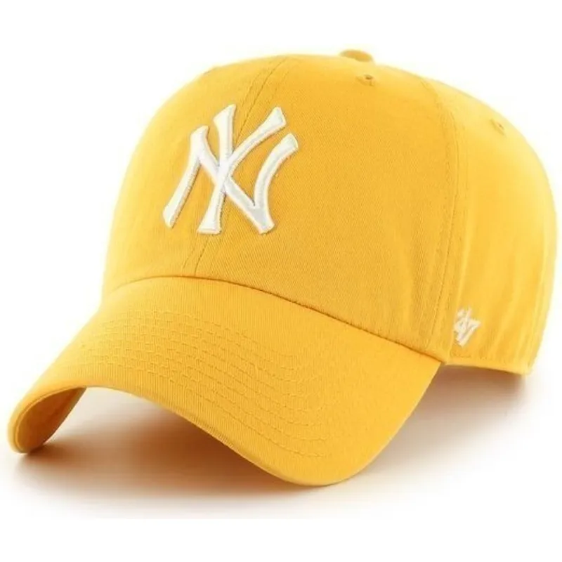 cepice-zaoblena-zluta-nastavitelny-new-york-yankees-mlb-47-brand