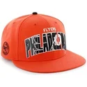 orange-snapback-cap-mit-flachem-schirm-und-grossem-nhl-philadelphia-flyers-logo-von-47-brand