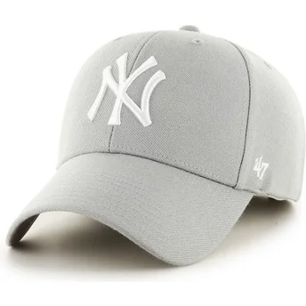 Cap zaoblená gray adjustable strap New York Yankees MLB 47 Brand