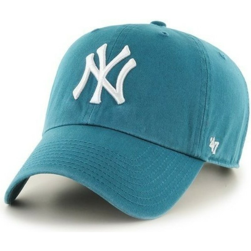 47-brand-curved-brim-new-york-yankees-mlb-clean-up-cap-blaugrun