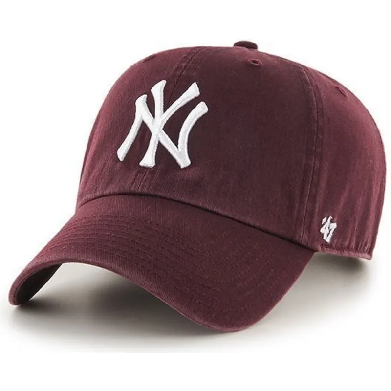 cepice-zaoblena-cervena-nastavitelny-new-york-yankees-mlb-47-brand