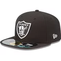 new-era-flat-brim-59fifty-authentic-on-field-game-las-vegas-raiders-nfl-fitted-cap-schwarz