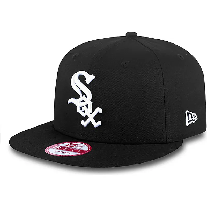cepice-rovna-cerna-snapback-9fifty-essential-chicago-white-sox-mlb-new-era
