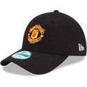new-era-curved-brim-9forty-essential-manchester-united-football-club-adjustable-cap-schwarz
