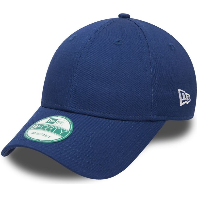 new-era-curved-brim-9forty-basic-flag-adjustable-cap-blau