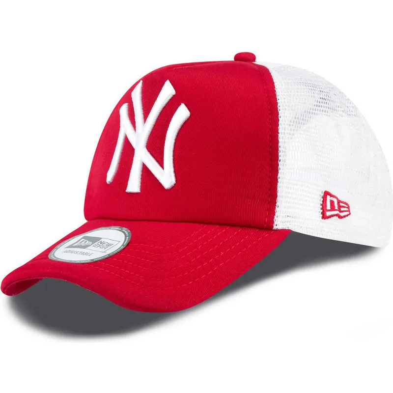 cepice-zaoblena-cervena-snapback-clean-a-frame-new-york-yankees-mlb-new-era
