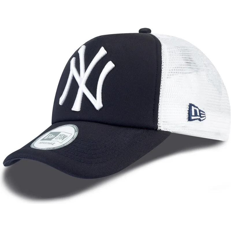 cap-zaoblena-navy-blue-snapback-clean-a-frame-new-york-yankees-mlb-new-era