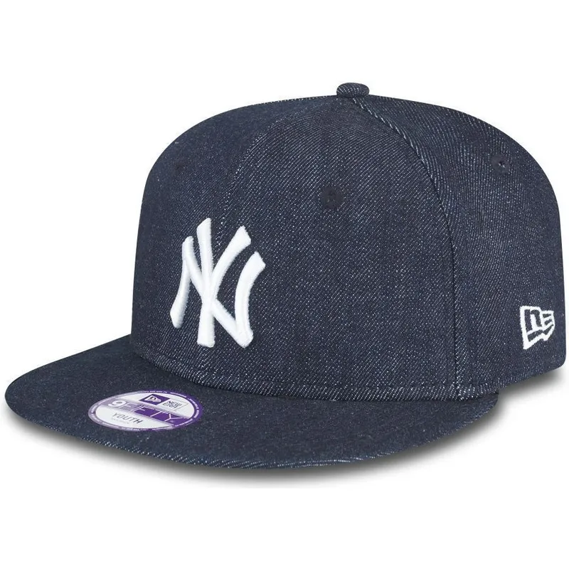cap-rovna-navy-blue-snapback-pro-deti-9fifty-essential-denim-new-york-yankees-mlb-new-era cap-rovna-navy-blue-snapback-pro-deti-9fifty-essential-denim-new-york-yankees-mlb-new-era